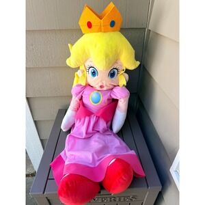 Super Mario Princess Peach Jumbo Plush 36 Inch Stuffed Toy Nintendo Good Stuff